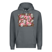 Rock Easter Quail Eggs And Leopard Bunny Premium Hoodie - RanaPortraitStore