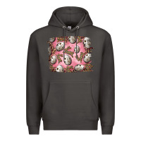 Smoke Easter Quail Eggs And Leopard Bunny Premium Hoodie - RanaPortraitStore