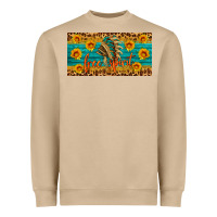 Mushroom free spirit license plate Heavyweight Sweatshirt - HRA Design Shop