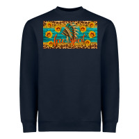 Navy free spirit license plate Heavyweight Sweatshirt - HRA Design Shop
