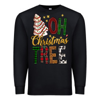 Black oh christmas tree bbs Premium Sweatshirt - BundleAndBundleShop