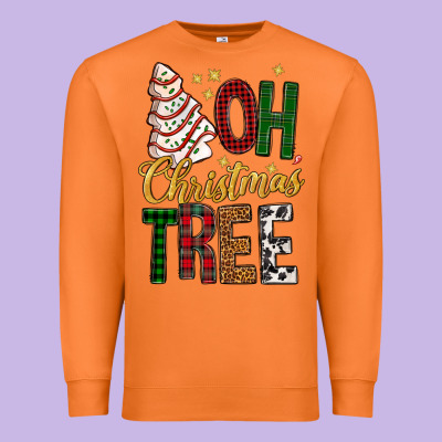 Oh Christmas Tree Bbs Premium Sweatshirt Designed By Bundleandbundleshop