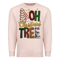 Pale Pink oh christmas tree bbs Premium Sweatshirt - BundleAndBundleShop