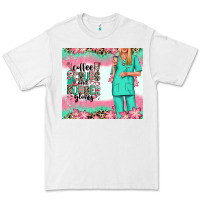 White coffee scrubs rubber gloves nurse Premium Tee - RanaPortraitStore