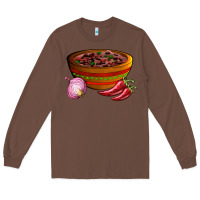 Chestnut chilli con carne Long Sleeve Tee - AdoDesignShop