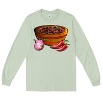 Matcha chilli con carne Long Sleeve Tee - AdoDesignShop