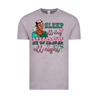Vintage Zinc afro  nurse sleep all day nurse all night Vintage Tee - AdoDesignShop