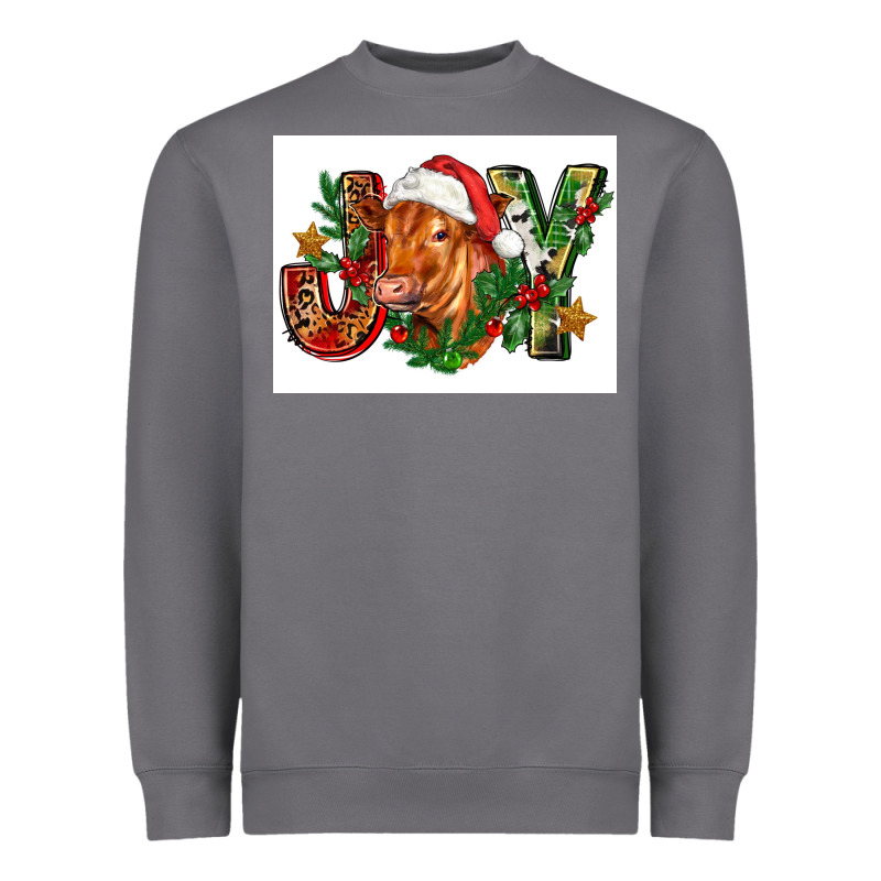 Christmas Heifer Joy Heavyweight Sweatshirt by FaDigitalArtStudio | Teevron