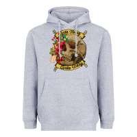 Heather Grey Sorta merry sorta scary skull Heavyweight Hoodie - NancyCooperArtShop