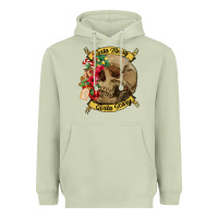 Matcha Sorta merry sorta scary skull Heavyweight Hoodie - NancyCooperArtShop