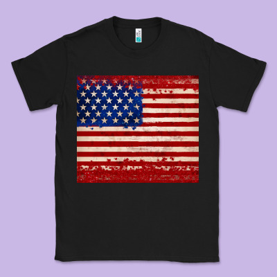 American Flag Tumbler Classic Tee Designed By Jahusdesignshop