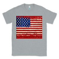 Heather Grey american flag tumbler Classic Tee - JahusDesignShop