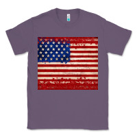 Lavender american flag tumbler Classic Tee - JahusDesignShop
