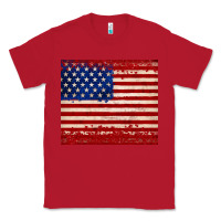 Red american flag tumbler Classic Tee - JahusDesignShop