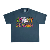 Midnight Navy spooky season Urban Heavy Tee - AdoDesignShop
