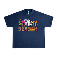 Navy spooky season Urban Heavy Tee - AdoDesignShop
