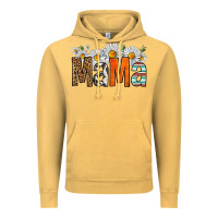 Vintage Mustard western daisies mama Vintage Hoodie - HRA Design Shop