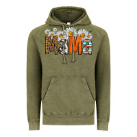 Vintage Olive western daisies mama Vintage Hoodie - HRA Design Shop