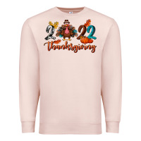 Pale Pink 2022 thanksgiving bbs Premium Sweatshirt - BundleAndBundleShop