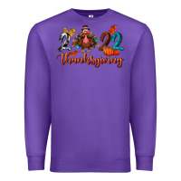 Purple 2022 thanksgiving bbs Premium Sweatshirt - BundleAndBundleShop