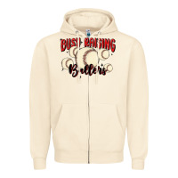 Sandshell busy raising ballers Zipper Hoodie - MaliasSmallBusiness