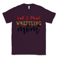 Plum loud and proud wrestling mom Classic Tee - LillyAllenDesigns