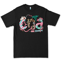 Black floral cna certified nursing assistant Premium Tee - RanaPortraitStore