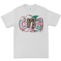 Dove Grey floral cna certified nursing assistant Premium Tee - RanaPortraitStore