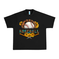 Black western baseball with sunflower Urban Heavy Tee - BundleAndBundleShop