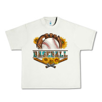 Pistachio western baseball with sunflower Urban Heavy Tee - BundleAndBundleShop