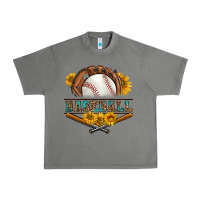 Tornado western baseball with sunflower Urban Heavy Tee - BundleAndBundleShop