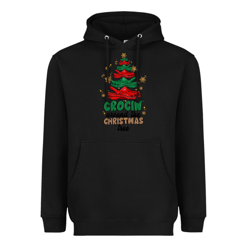 Crocin Around The Christmas Tree Heavyweight Hoodie by MaliasSmallBusiness | Teevron