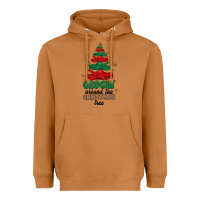 Meerkat crocin around the christmas tree Heavyweight Hoodie - MaliasSmallBusiness