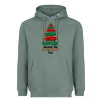 Sage crocin around the christmas tree Heavyweight Hoodie - MaliasSmallBusiness