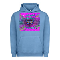 Pigment Pebble Blue just a girl who loves dragonfiles Urban Hoodie - TumblerDesignByShophia