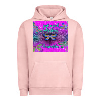 Pigment Salmon just a girl who loves dragonfiles Urban Hoodie - TumblerDesignByShophia