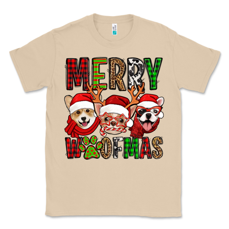 Merry Woofmas Dogs Classic Tee by Jasminsmagicworld | Teevron