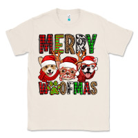 Natural merry woofmas dogs Classic Tee - Jasminsmagicworld