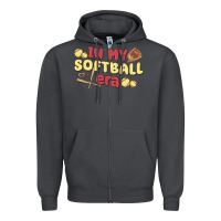 Smoke in my softball era Zipper Hoodie - MaliasSmallBusiness