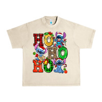 Sandshell ho ho ho stitch Urban Heavy Tee - AdoDesignShop