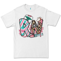 White floral rn registered nurse Premium Tee - RanaPortraitStore