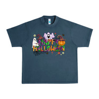 Midnight Navy happy halloween Urban Heavy Tee - AdoDesignShop