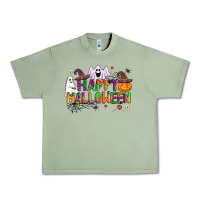 Oil Green happy halloween Urban Heavy Tee - AdoDesignShop