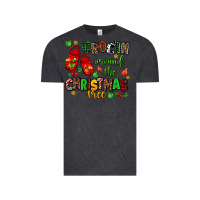 Vintage Black Croc'in around the christmas tree Vintage Tee - AdoDesignShop