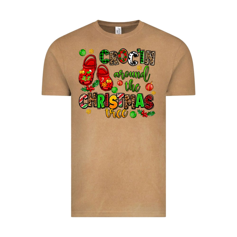 Croc'in Around The Christmas Tree Vintage Tee by AdoDesignShop | Teevron