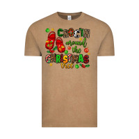 Vintage Coffee Croc'in around the christmas tree Vintage Tee - AdoDesignShop