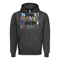 Charcoal Heather every bunny loves our residents Zipper Hoodie - MaliasSmallBusiness