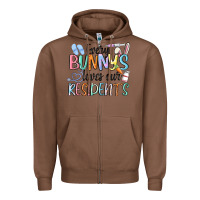 Chestnut every bunny loves our residents Zipper Hoodie - MaliasSmallBusiness