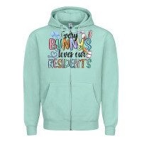 Every Bunny Loves Our Residents Zipper Hoodie | Teevron