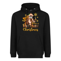 Black have a melanin christmas black santa Heavyweight Hoodie - MaliasSmallBusiness